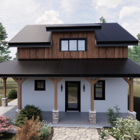 Fair Weather Lodge - Golf Shed Plan