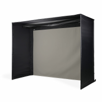 8x8x5 DIY Golf Simulator Enclosure Kit with Standard Impact Screen