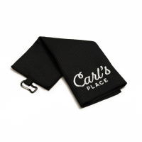 Carl's Trifold Golf Towel, Black