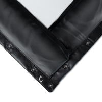 9.5X15 Premium Impact Screen Finished With Black Vinyl Edges and Flaps (Clearance)