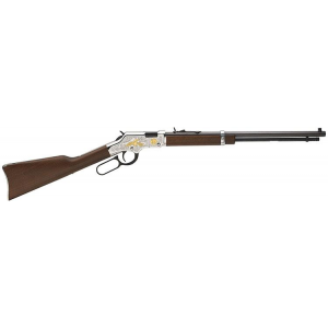 Golden Boy 2nd Amendment Tribute 20" 21 Round 22 Long Rifle / 22 Short Lever Action Rifle - Brown Walnut