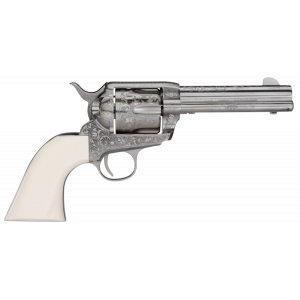 1873 Cattleman Outlaw Legacy 4.75" 6 Round 45 Long Colt Revolver - Nickel/Ivory