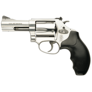 Model 60 3" 5 Round 38 Special+P Revolver - Stainless/Black