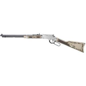 Golden Boy Silver American Eagle 20" 21 Round 22 Long Rifle / 22 Short Lever Action Rifle - Ivory Walnut