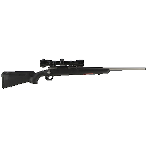 Axis XP 22" 4 Round 243 Winchester Bolt Action Rifle with Scope - Black/Stainless