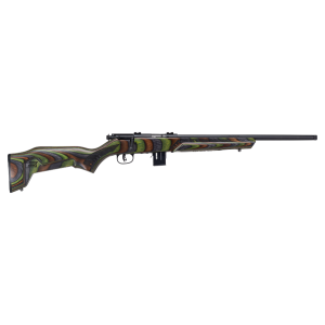 93R17 Minimalist 18" 10 Round 17 HMR Bolt Action Rifle - Green Laminate
