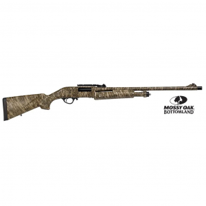 Field Hunter Turkey 24" 4 Round 12 Gauge Pump Action Shotgun - Mossy Oak Bottomland