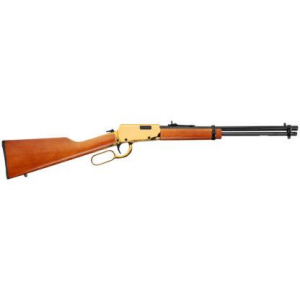 Rio Bravo Gold 18" 15 Round 22 Long Rifle Lever Action Rifle - Hardwood