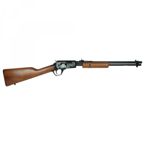 Gallery Father and Son 18" 15 Round 22 Long Rifle Pump Action - Hardwood