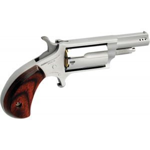 Mini Ported 1-5/8" 22 WMR Rimfire Revolver - Rosewood Grip