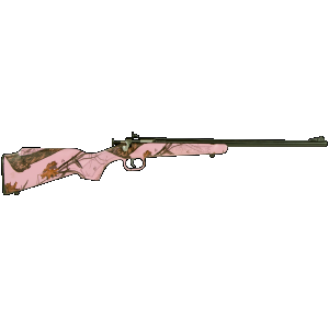 Crickett Youth 16.12" Single Shot 22 Long Rifle Rifle - Mossy Oak Pink Blaze