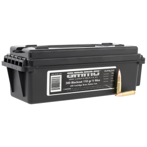 Signature Hornady V-Max 110 gr 300 AAC Blackout Rifle Ammo - 200 Round Box