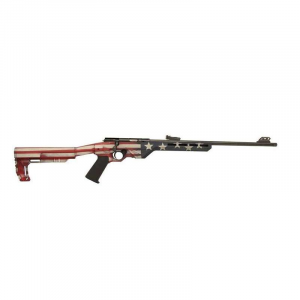 Trakr 18" 10 Round 22 Long Rifle Bolt Action Rifle - American Flag