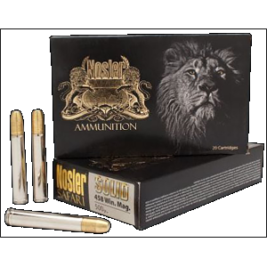 Trophy Grade Safari Solid Flat Nose 500 gr 458 Lott Rifle Ammo - 20 Round Box