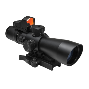 USS Gen II 3-9X42 Rifle Scope with Micro Red Dot - Mil-Dot