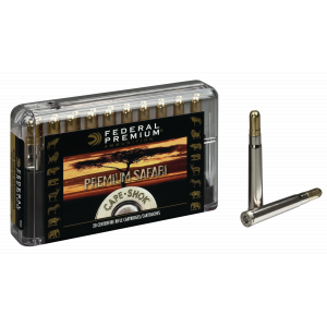 Premium Safari Trophy Bonded Sledgehammer Solid 300 gr 375 H&H Magnum Rifle Ammo - 20 Round Box
