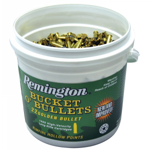 Golden Bullet Bucket Hollow Point 36 gr 22 Long Rifle Rimfire Ammo - 1400 Rounds