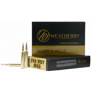 Select Plus Barnes Tipped TSX Lead Free 80 gr 240 Weatherby Rifle Ammo - 20 Round Box