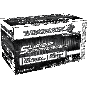 Super Suppressed Black Copper Plated Round Nose 45 gr 22 Long Rifle Rimfire Ammo - 800 Round Box