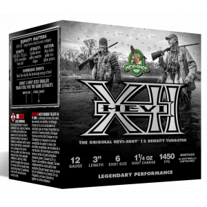 Hevi-XII #6 3" 1-1/4 oz 12 Gauge Shotgun Ammo - 25 Round Box
