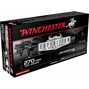 Expedition Big Game AccuBond CT 140 gr 270 WSM Rifle Ammo - 20 Round Box
