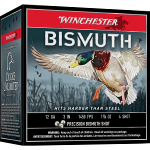 Bismuth #4 12 Gauge Shotgun Ammo - 25 Round Box