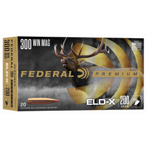 Premium ELD-X 200 gr 300 Winchester Magnum Rifle Ammo - 20 Round Box