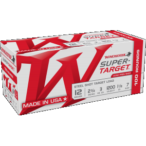 Super-Target #7 2-3/4" 1200 fps 12 Gauge Shotgun Ammo - 200 Round Box