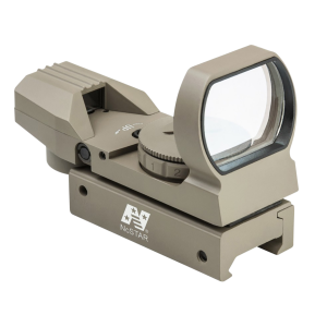 Reflex 1x 24x34mm Red/Green Dot Sight - Multi Reticle - Tan
