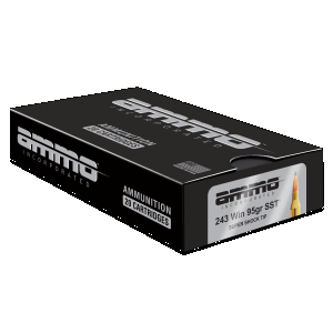Signature Super Shock Tip 95 gr 243 Winchester Rifle Ammo - 20 Round Box