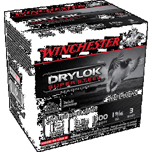 Drylok Super Steel Magnum #3 3-1/2" 12 Gauge Shotgun Ammo - 25 Round Box