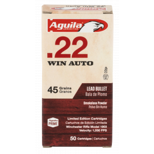 Target & Range Lead Round Nose 45 gr 22 Winchester Automatic Rifle Ammo - 50 Round Box