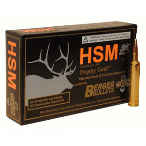 Trophy Gold Extended Range Hunting VLD Match 95 gr 243 Winchester Rifle Ammo - 20 Round Box