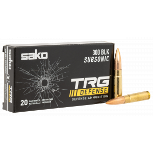 TRG Defense MatchKing 220 gr 300 AAC Blackout Rifle Ammo - 20 Round Box