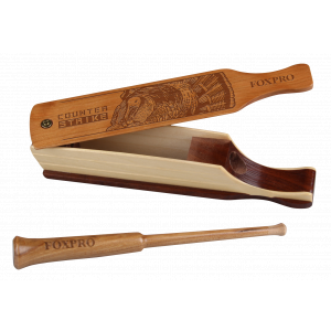 Counter Strike Box Turkey Call with Hickory Striker - Natural