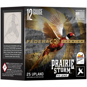 Premium Prairie Storm #6 2-3/4" 12 Gauge Shotgun Ammo - 25 Round Box