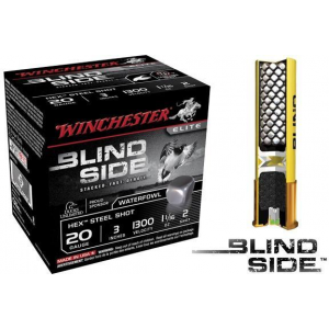 Blind Side #2 Hex Shot 3" 20 Gauge Shotgun Ammo - 25 Round Box