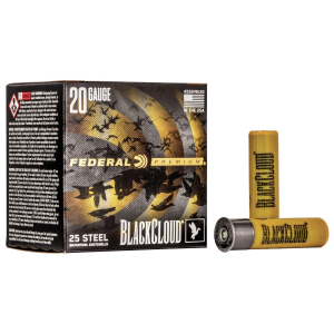 Black Cloud FS Steel #1 20 Gauge Shotgun Ammo - 25 Round Box