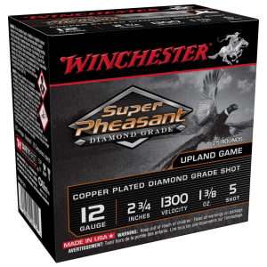 Diamond Grade Pheasant #5 2-3/4" 12 Gauge Shotgun Ammo - 25 Round Box