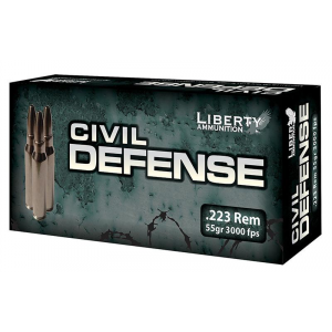Civil Defense Hollow Point 223 Remington Rifle Ammo - 20 Round Box