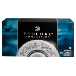 Power-Shok Jacketed Soft Point 50 gr 222 Remington Rifle Ammo - 20 Round Box