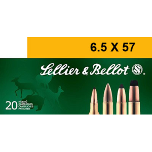 Centerfire Soft Point 131 gr 6.5x57mm Rifle Ammo - 20 Round Box