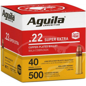 Super Extra High Velocity Copper Plated Solid Point 22 Long Rifle Rimfire Ammo