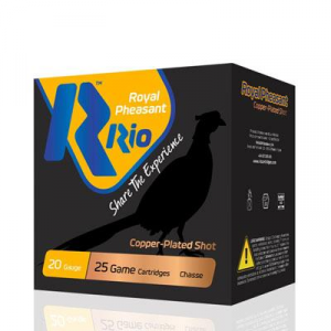 Royal Pheasant Copper #6 20 Gauge Shotgun Ammo - 25 Round Box