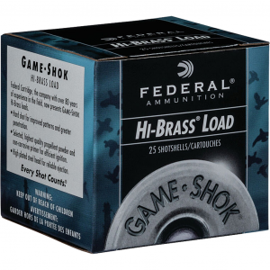 Game-Shok Upland Hi-Brass #4 3" 410 Gauge Shotgun Ammo - 25 Round Box