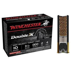 Double X High Velocity #4 10 Gauge Shotgun Ammo - 10 Round Box