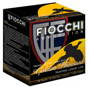 Golden Pheasant #6 3" 28 Gauge Shotgun Ammo - 25 Round Box