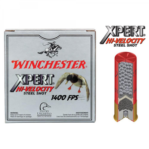 Super X Xpert High Velocity 2.75" #3 1400 fps 12 Gauge Shotgun Ammo - 25 Round Box