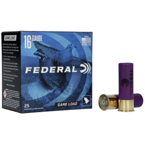 Game-Shok Upland #8 Lead Shot 16 Gauge Shotgun Ammo - 25 Round Box