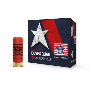 Stars & Stripes Dove & Quail #8 12 Gauge Shotgun Ammo - 25 Round Box